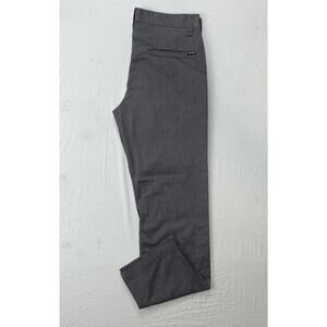 Volcom A1131807 Frickin Modern Stretch Chino Skate Pants. Gray, Men's 30X30. EUC